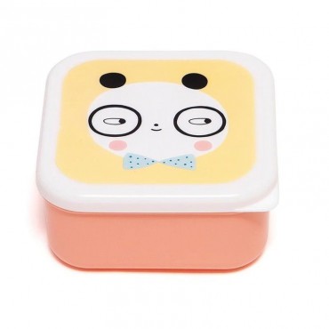 3 śniadaniówki lunchboxy Panda Love Petit Monkey