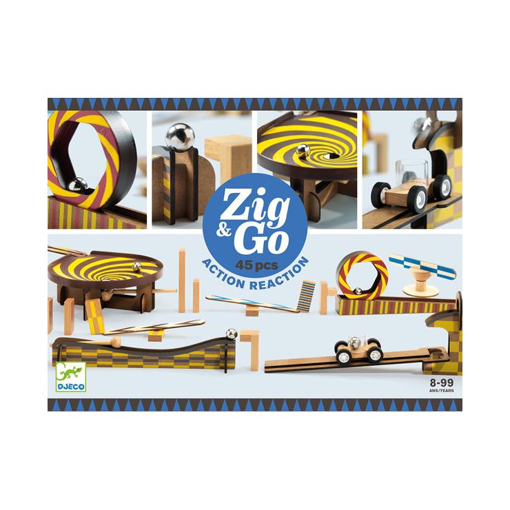 Zestaw Zig&Go - 45 elementów Djeco - 1