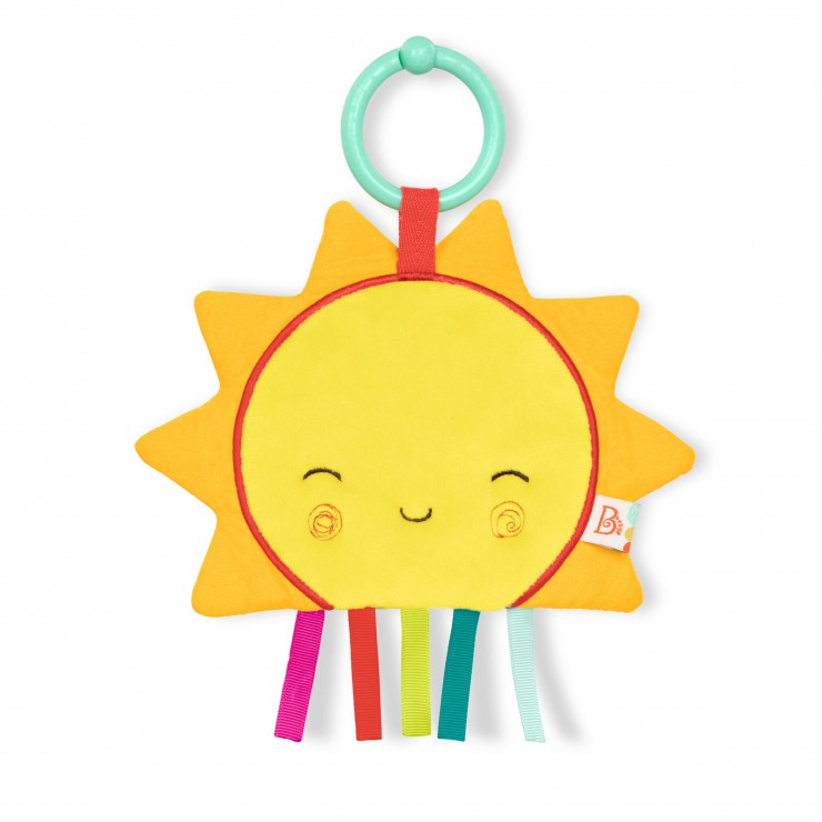 Crinkly Sun – szeleszczące słoneczko– przywieszka sensoryczna B.Toys - 1