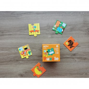 Puzzle dla dzieci - W domu 3+ Apli Kids