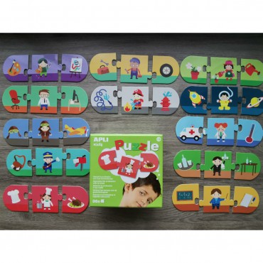 Puzzle dla dzieci - Zawody 3+ Apli Kids