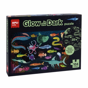 Puzzle świecące w ciemności - Ocean 5+ Apli Kids
