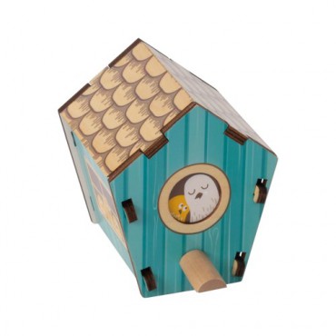 Rysunek Architektoniczny Układanka 3D. Domek dla Ptaków Fat Brain Toys