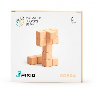 Klocki magnetyczne Pixio Tan Cobra 15 Color Series