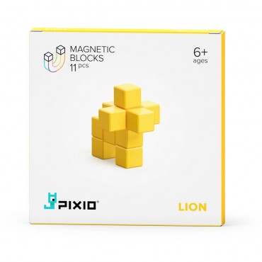 Klocki magnetyczne Pixio Yellow Lion 11 Color Series