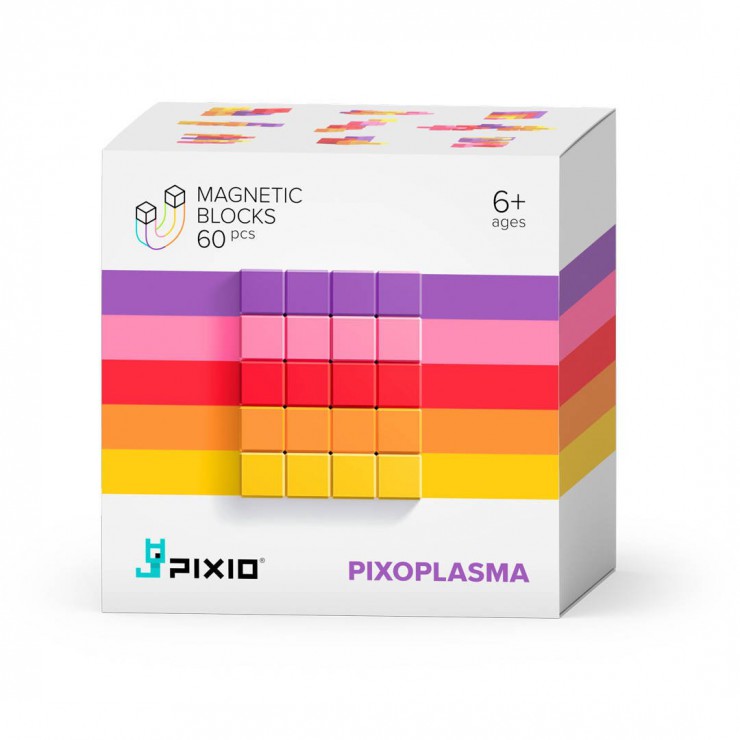 Klocki magnetyczne Pixio Pixoplasma  Abstract Series