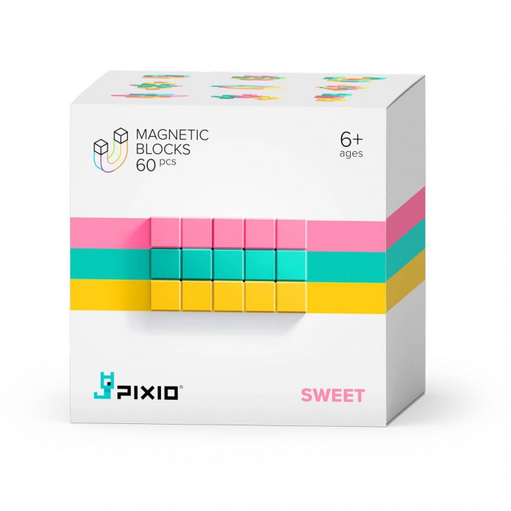 Klocki magnetyczne Pixio Sweet Abstract Series