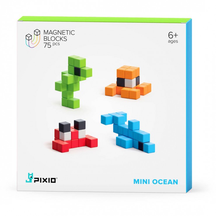 Klocki magnetyczne Pixio Mini Ocean 75 Story Series