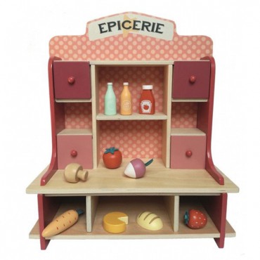 Drewniany mały sklep spożywczy do zabawy Egmont Toys