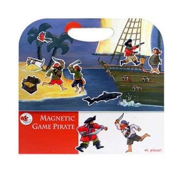 Układanka gra magnetyczna, Piraci Egmont Toys - 1