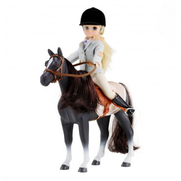 Lalka dżokejka z koniem Lottie - 1