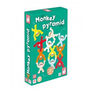 Gra zręcznościowa Małpia piramida 3+ Janod - 3