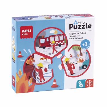 Puzzle trzyczęściowe - Zawody 3+ Apli Kids