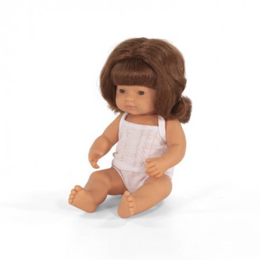 Lalka dziewczynka Europejka Rude włosy 38cm Miniland Doll - 2