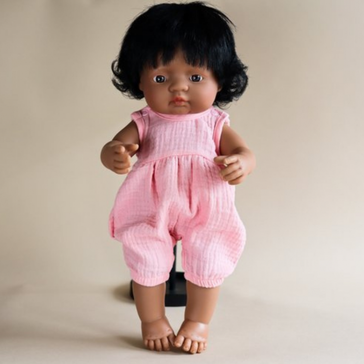 Bloomersy Muślinowe Pinky Winy rozmiar 38 dla lalek Miniland - 1