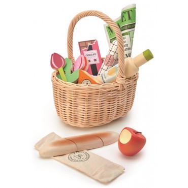 Wiklinowy koszyk z zestawem piknikowym Tender Leaf Toys - 2
