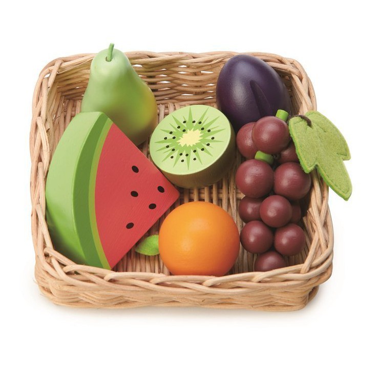 Wiklinowy koszyk z owocami Tender Leaf Toys - 1