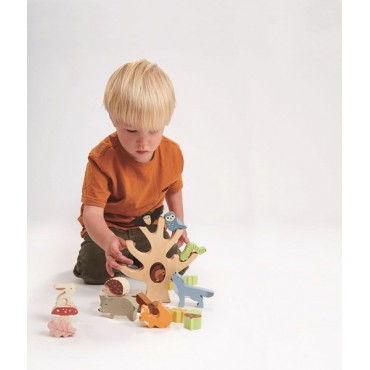 Drewniana gra zręcznościowa - Leśne zwierzątka Tender Leaf Toys - 2