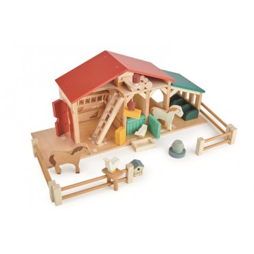 Drewniane figurki do zabawy - farma z zwierzątkami Tender Leaf Toys - 13
