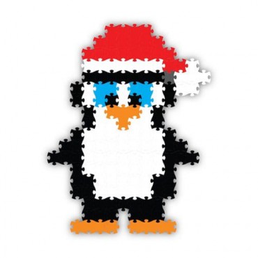 Puzzelki Pixelki Jixelz Bombka Pingwin Fat Brain Toys - 11