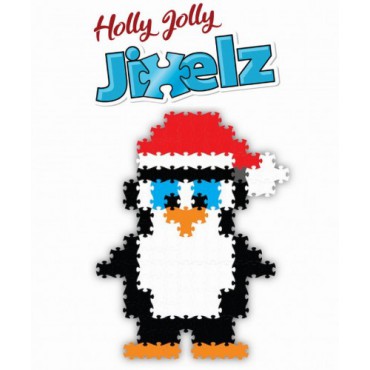 Puzzelki Pixelki Jixelz Bombka Pingwin Fat Brain Toys - 3