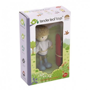 Laleczka Edward na deskorolce Tender Leaf Toys - 2