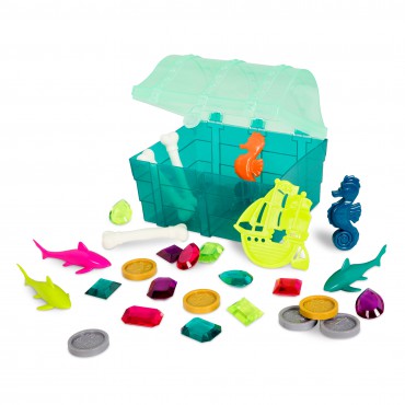 Treasures Ahoy! – Skarby Pirata – zestaw zabawek do wanny i basenu B.Toys - 7