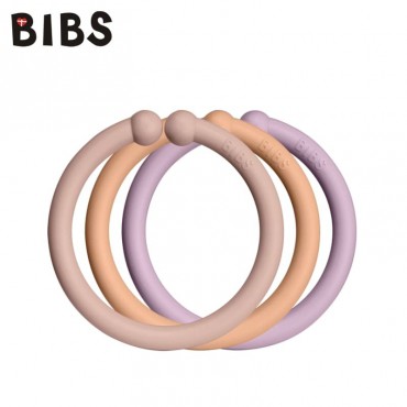 Ogniwa Loops 12-pack Blush & Peach & Dusky Lilac Bibs