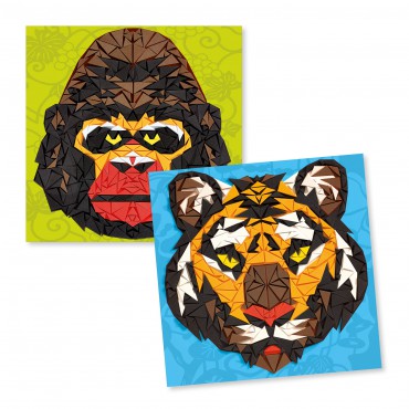Mozaiki piankowe Tygrys i goryl Djeco - 4
