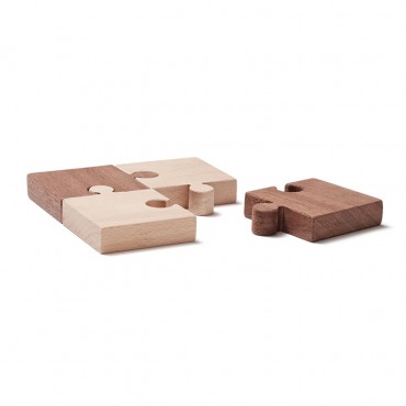 Neo Puzzle Drewniane 4szt. Kids Concept - 3