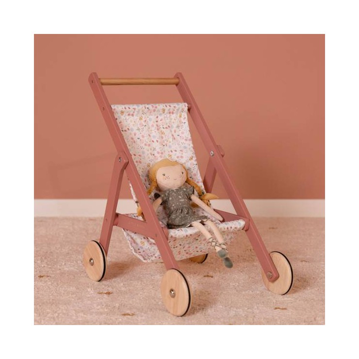 Wózek drewniany dla lalek FSC Little Dutch - 1