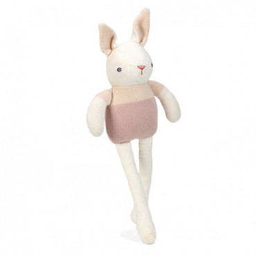 Przytulanka z bawełny organicznej GOTS Cream Bunny ThreadBear Design - 1
