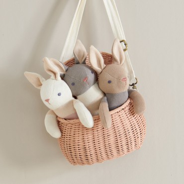 Przytulanka z bawełny organicznej GOTS Taupe Bunny ThreadBear Design - 3