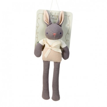 Przytulanka z bawełny organicznej GOTS Grey Bunny ThreadBear Design - 2