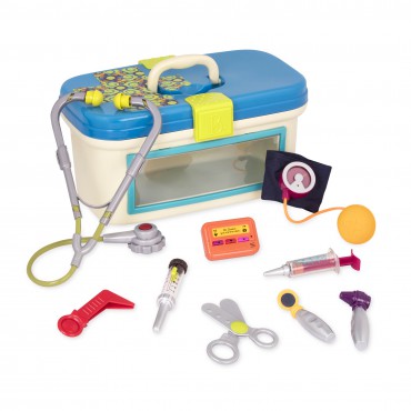 Dr. Doctor – walizeczka z zestawem akcesoriów lekarskich B.Toys - 10