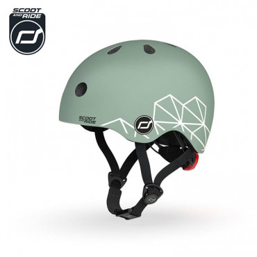 SCOOTANDRIDE Kask XXS-S dla dzieci 1-5 lat Green Lines - 10