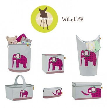 Lassig Kosz na zabawki lub pranie Wildlife Słoń