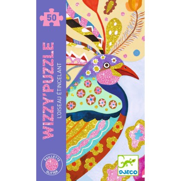 Puzzle kartonowe Wizzy Egzotyczny Ptak Djeco - 3