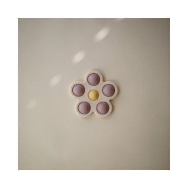 Kwiatek Press Toy Soft Lilac/Pale Daffodil/Ivory Sand Mushie - 2