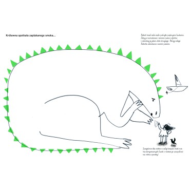 Smocza historia - Ćwiczenia rysunkowe dla czterolatków
