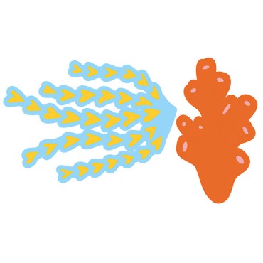 Zestaw kreatywny 4 zwierzęta morskie z papieru 3D 7+ Janod - 8