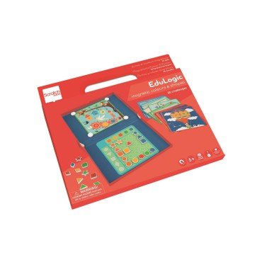 Magnetyczna układanka - 20 kart zadań Kształty i kolory Scratch - 5