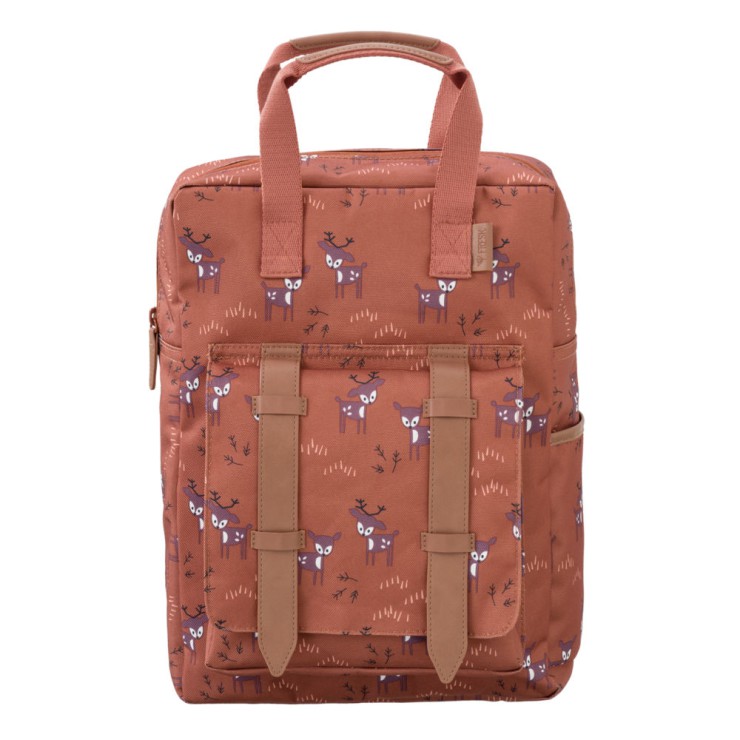 Duży plecak Jelonek Amber brown Fresk - 1