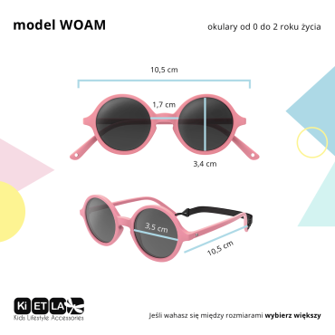 Okulary przeciwsłoneczne Woam 0-2 Green KiETLA - 4