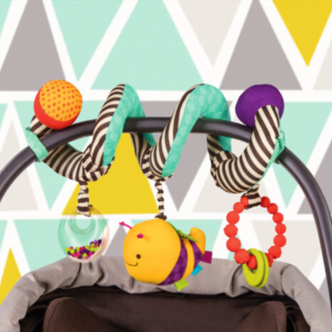 Aktywna spirala sensoryczna dla niemowląt zawieszka Wiggle Wrap B. Toys