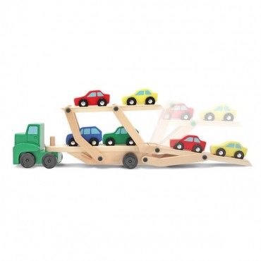 Laweta wóz transportowy z samochodami Melissa & Doug