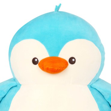 Huggable Squishies – ultramiękka przytulanka-poduszka – pluszowy PINGWIN Poppy Penguin B.Toys - 7