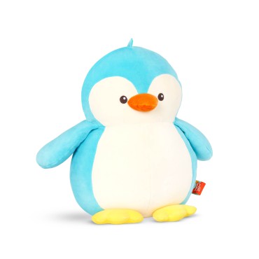 Huggable Squishies – ultramiękka przytulanka-poduszka – pluszowy PINGWIN Poppy Penguin B.Toys - 2