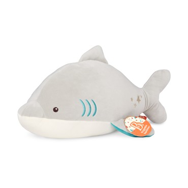 Huggable Squishies – ultramiękka przytulanka-poduszka – pluszowy REKIN Saylor Shark B.Toys