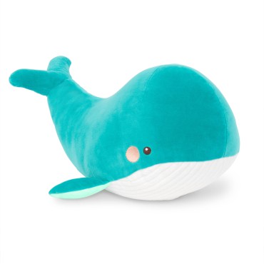 Huggable Squishies – ultramiękka przytulanka-poduszka – pluszowy WIELORYB Willow Whale B.Toys